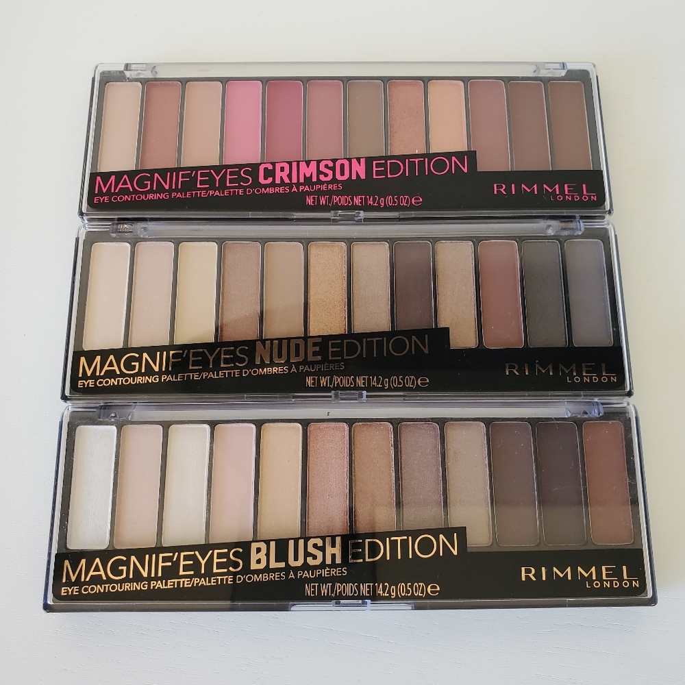 Rimmel London Eye Shadow Palette Bundle